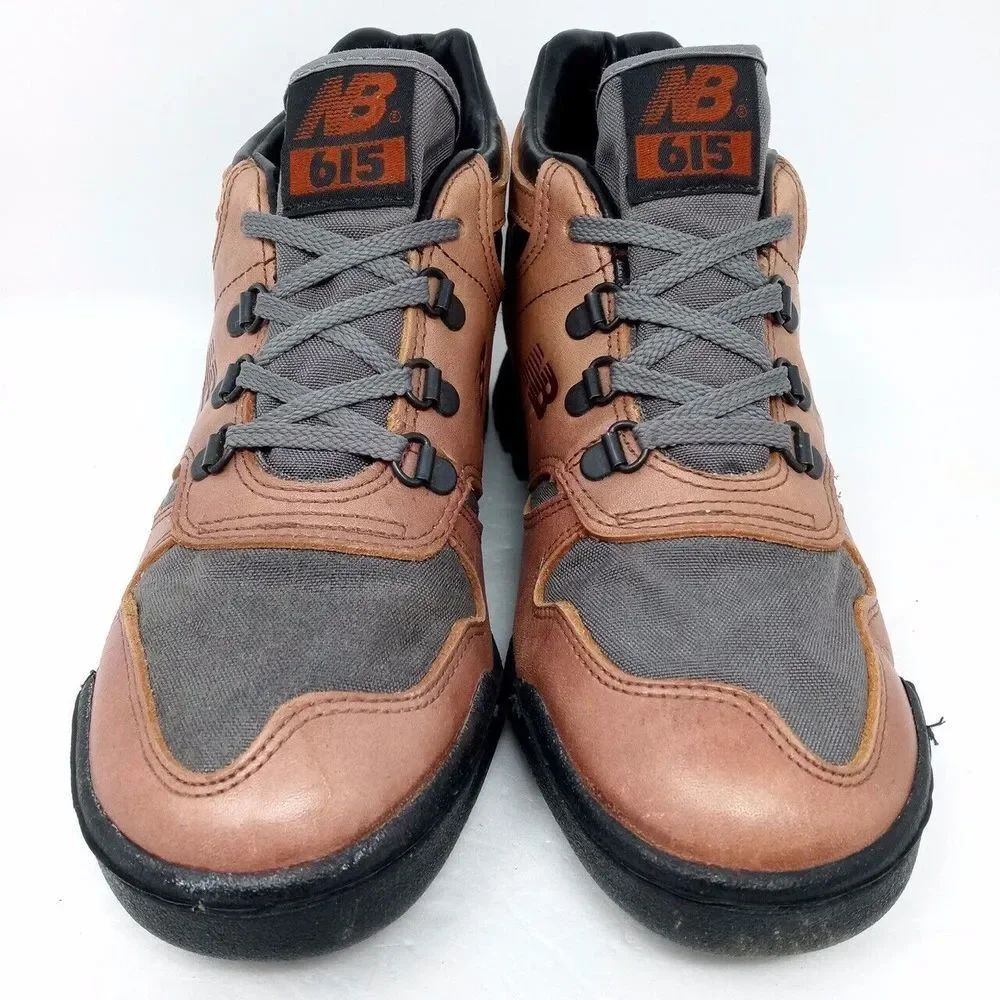 *READ* New Balance 615 Made in USA Leather Hiking Boots - Mens 6 / Womens 7.5